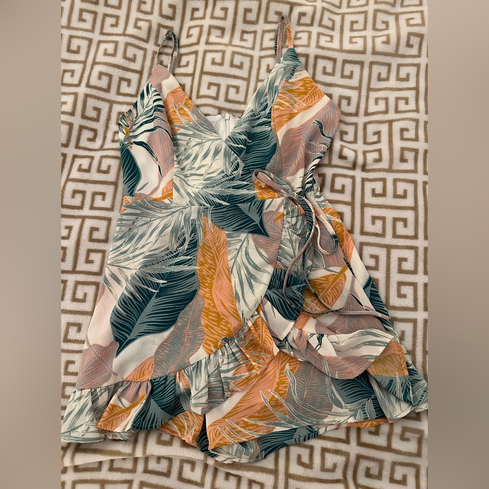 Small Summer Romper (Blue Blush)